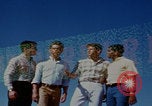 Image of tired men driving desert highway Las Vegas Nevada USA, 1967, second 15 stock footage video 65675079701