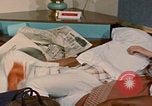 Image of tired men driving desert highway Las Vegas Nevada USA, 1967, second 57 stock footage video 65675079701