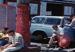 Image of flat tire desert driving United States USA, 1967, second 41 stock footage video 65675079702