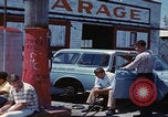 Image of flat tire desert driving United States USA, 1967, second 45 stock footage video 65675079702
