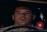 Image of man falling asleep driving San Bernardino California USA, 1967, second 24 stock footage video 65675079704