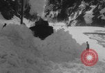 Image of steam locomotive clears snow Silverton Colorado USA, 1932, second 20 stock footage video 65675079706
