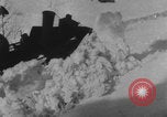Image of steam locomotive clears snow Silverton Colorado USA, 1932, second 25 stock footage video 65675079706