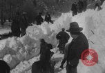 Image of steam locomotive clears snow Silverton Colorado USA, 1932, second 29 stock footage video 65675079706