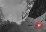 Image of steam locomotive clears snow Silverton Colorado USA, 1932, second 35 stock footage video 65675079706