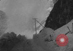 Image of steam locomotive clears snow Silverton Colorado USA, 1932, second 42 stock footage video 65675079706
