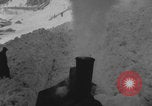 Image of steam locomotive clears snow Silverton Colorado USA, 1932, second 43 stock footage video 65675079706