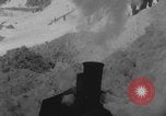 Image of steam locomotive clears snow Silverton Colorado USA, 1932, second 45 stock footage video 65675079706