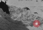 Image of steam locomotive clears snow Silverton Colorado USA, 1932, second 46 stock footage video 65675079706