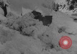 Image of steam locomotive clears snow Silverton Colorado USA, 1932, second 49 stock footage video 65675079706