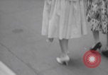 Image of E 51 St New York pedestrians New York City USA, 1960, second 34 stock footage video 65675079722