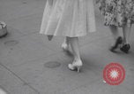 Image of E 51 St New York pedestrians New York City USA, 1960, second 35 stock footage video 65675079722