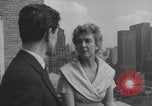 Image of couple in formal 60s fashions New York City USA, 1960, second 38 stock footage video 65675079724