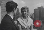 Image of couple in formal 60s fashions New York City USA, 1960, second 39 stock footage video 65675079724