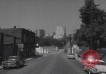 Image of Downtown Atlanta from moving car Atlanta Georgia USA, 1960, second 4 stock footage video 65675079736