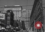 Image of Downtown Atlanta from moving car Atlanta Georgia USA, 1960, second 24 stock footage video 65675079736