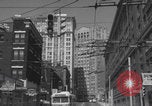 Image of Downtown Atlanta from moving car Atlanta Georgia USA, 1960, second 27 stock footage video 65675079736