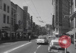 Image of Downtown Atlanta from moving car Atlanta Georgia USA, 1960, second 56 stock footage video 65675079736