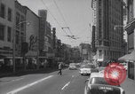Image of Downtown Atlanta from moving car Atlanta Georgia USA, 1960, second 57 stock footage video 65675079736