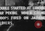 Image of Marco Polo Bridge Incident Beijing China, 1937, second 8 stock footage video 65675079745