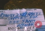 Image of Khe Sanh parachute repacking Khe Sanh Vietnam, 1968, second 7 stock footage video 65675079757