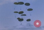 Image of Khe Sanh airdropped cargo Khe Sanh Vietnam, 1968, second 37 stock footage video 65675079758