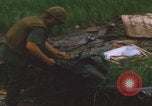 Image of broken crate recovery Vietnam War Khe Sanh Vietnam, 1968, second 34 stock footage video 65675079760