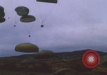 Image of airdrop to Marines Khe Sanh Khe Sanh Vietnam, 1968, second 51 stock footage video 65675079761