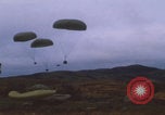 Image of airdrop to Marines Khe Sanh Khe Sanh Vietnam, 1968, second 53 stock footage video 65675079761