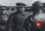 Image of Stalin meets Soviet pilots Moscow Russia Soviet Union, 1936, second 10 stock footage video 65675079784