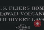Image of United States Army Air Corps bombs lava flow Hawaii USA, 1935, second 4 stock footage video 65675079793