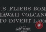 Image of United States Army Air Corps bombs lava flow Hawaii USA, 1935, second 5 stock footage video 65675079793
