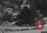 Image Dwight Eisenhower accepte la nomination Chicago Illinois USA, 1952, de la seconde 7 séquences d'archives historiques vidéo 65675079803