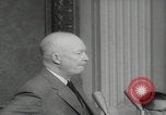 Standbild Pressekonferenz des Weißen Hauses Washington DC USA, 1959, aus Sekunde 27 historischem Filmmaterial Videoclip 65675079811