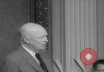 Standbild Pressekonferenz des Weißen Hauses Washington DC USA, 1959, aus Sekunde 49 historischem Filmmaterial Videoclip 65675079811