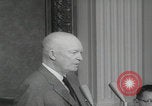 Standbild Pressekonferenz des Weißen Hauses Washington DC USA, 1959, aus Sekunde 54 historischem Filmmaterial Videoclip 65675079811