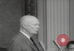 Standbild Pressekonferenz des Weißen Hauses Washington DC USA, 1959, aus Sekunde 55 historischem Filmmaterial Videoclip 65675079811