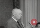 Standbild Pressekonferenz des Weißen Hauses Washington DC USA, 1959, aus Sekunde 57 historischem Filmmaterial Videoclip 65675079811