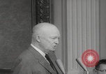 Standbild Pressekonferenz des Weißen Hauses Washington DC USA, 1959, aus Sekunde 58 historischem Filmmaterial Videoclip 65675079811