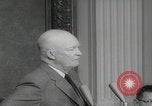 Standbild Pressekonferenz des Weißen Hauses Washington DC USA, 1959, aus Sekunde 62 historischem Filmmaterial Videoclip 65675079811