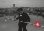 Image of La Rochelle tightrope wedding La Rochelle France, 1959, second 22 stock footage video 65675079815