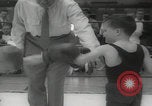 Image of boys boxing Annapolis Maryland USA, 1959, second 25 stock footage video 65675079816