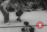 Image of boys boxing Annapolis Maryland USA, 1959, second 38 stock footage video 65675079816