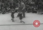 Image of boys boxing Annapolis Maryland USA, 1959, second 54 stock footage video 65675079816