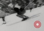 Image of slalom skiing Switzerland, 1960, second 5 stock footage video 65675079821