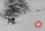 Image of slalom skiing Switzerland, 1960, second 6 stock footage video 65675079821