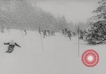 Image of slalom skiing Switzerland, 1960, second 7 stock footage video 65675079821