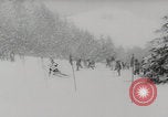 Image of slalom skiing Switzerland, 1960, second 8 stock footage video 65675079821