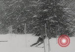 Image of slalom skiing Switzerland, 1960, second 9 stock footage video 65675079821