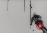 Image of slalom skiing Switzerland, 1960, second 22 stock footage video 65675079821